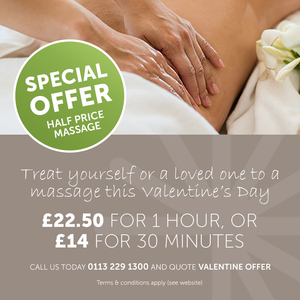 Image of FEBRUARY - Half Price Massage - Only £22.50!